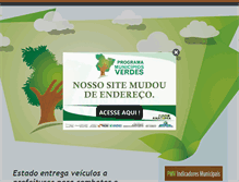 Tablet Screenshot of municipiosverdes.com.br